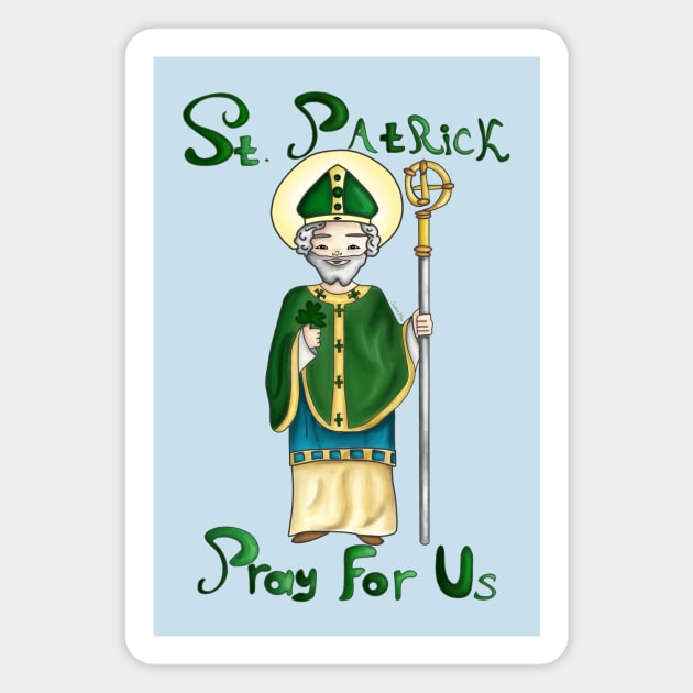 Saint Patrick Magnet by Custom Baubles & Designs